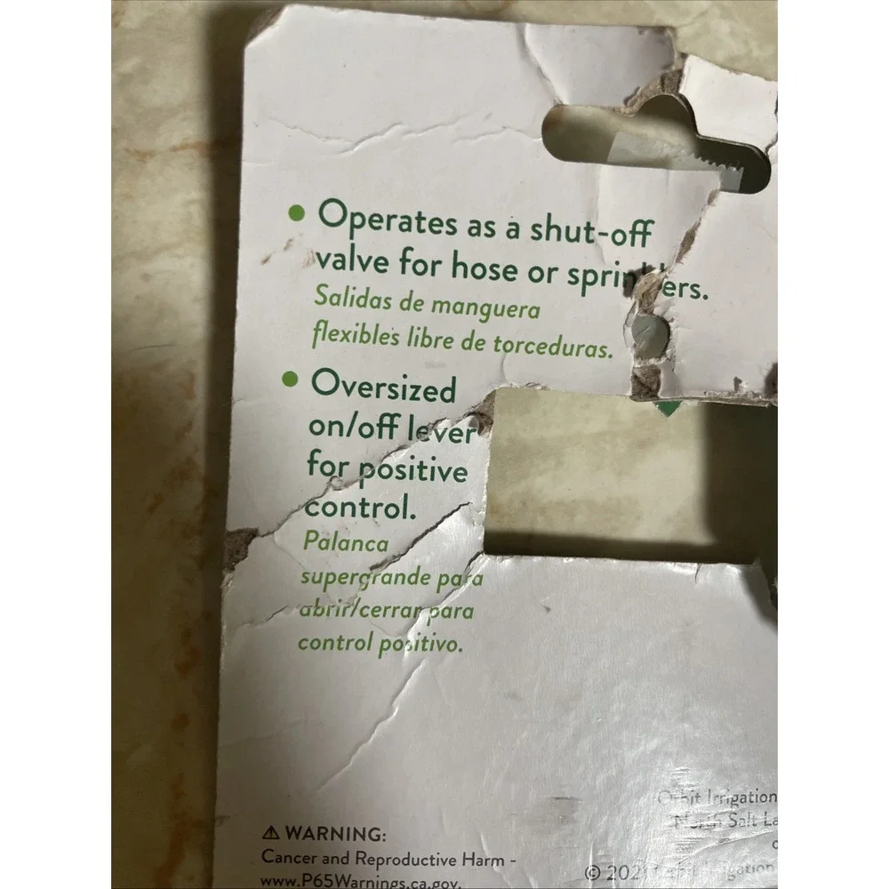 Orbit Pro-flow‎ Hose Shut Off Coupling